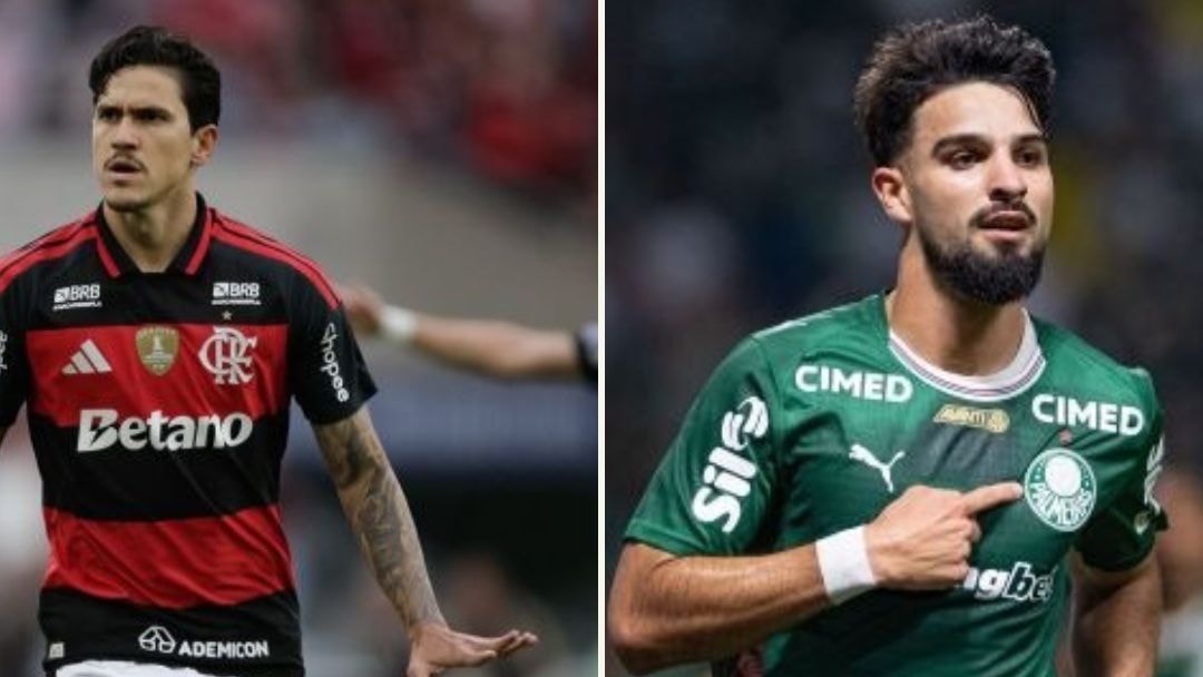 Flamengo x Palmeiras: Pedro e Andreas duelam por destaque no Brasileirão