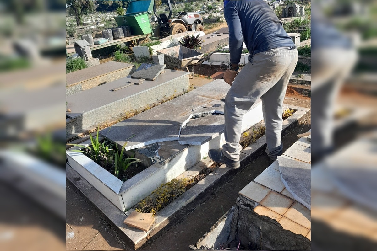 Retirada de crânio de cemitério no DF pode ter motivação ritualística