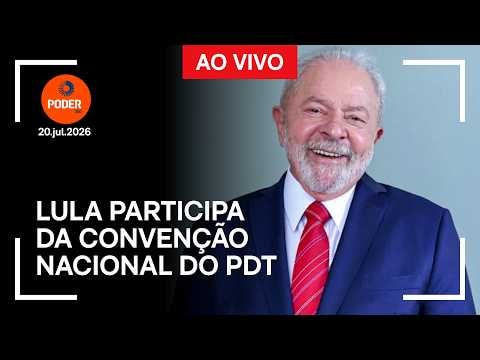 AO VIVO: Lula participa da convenção nacional do PDT