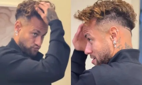 Neymar viraliza na web após emplacar novo visual para a Copa do Mundo