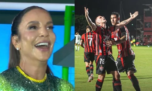 Ivete Sangalo exalta o Vitória em show de despedida da Seleção
