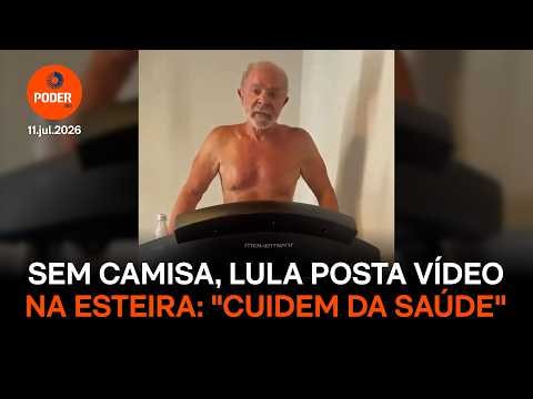 Após vídeos de Lula, Flávio aparece malhando em publicação