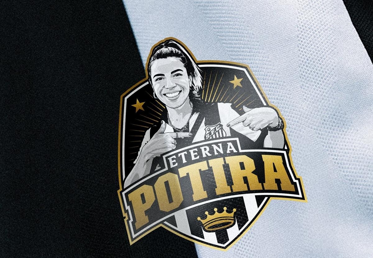 Santos vai homenagear a influenciadora Naty Potira com patch na camisa