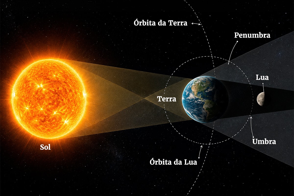 Eclipse lunar parcial poderá ser visto a olho nu nesta quinta (27/8) no DF