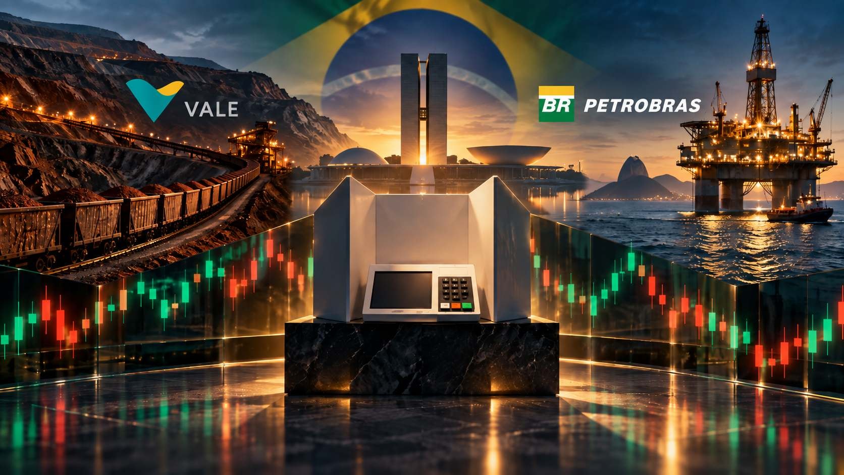 A 10 pregões do 1º turno, até onde podem ir Ibovespa, Vale e Petrobras?