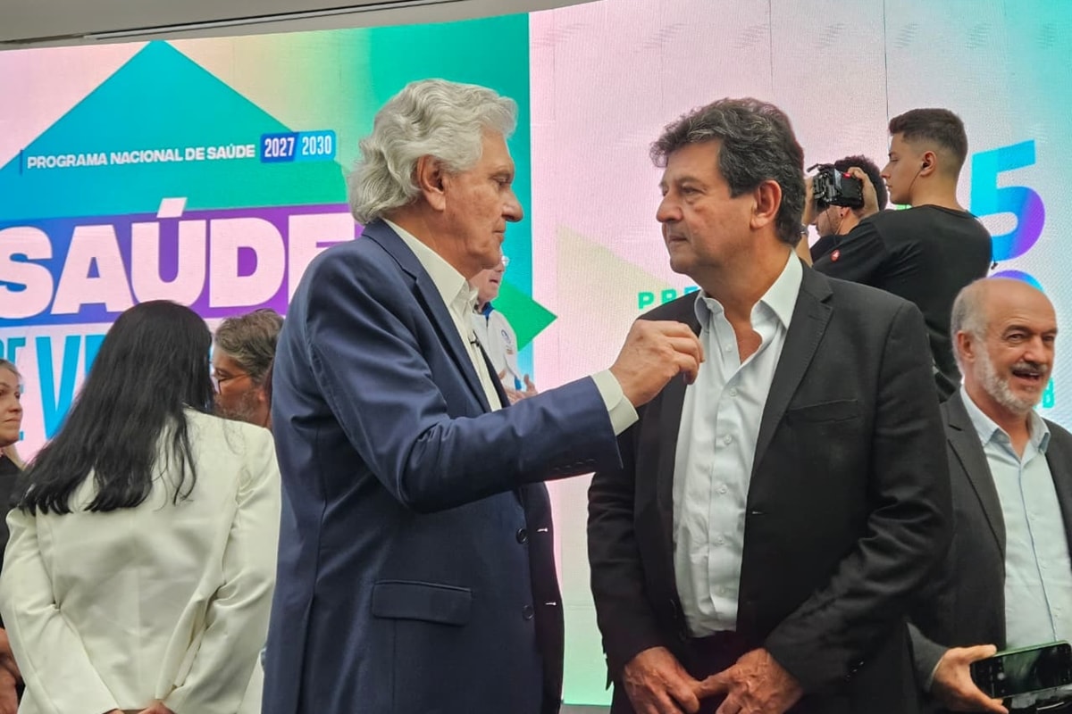 Caiado apresenta plano para Saúde ao lado de ex-ministro de Bolsonaro