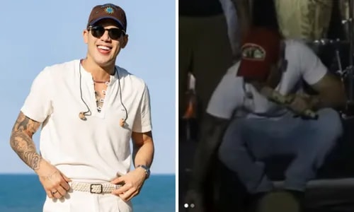 Zé Vaqueiro cai do palco após ser puxado por fã em show; VÍDEO