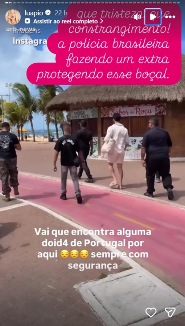 Luana Pìovani rebate após nova provocação de Rico Melquiades: “Boçal”