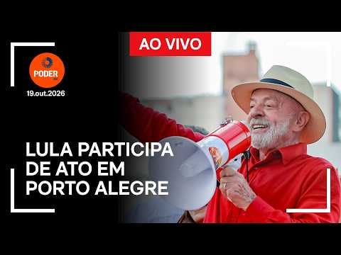 Ao vivo: Lula participa de ato em Porto Alegre