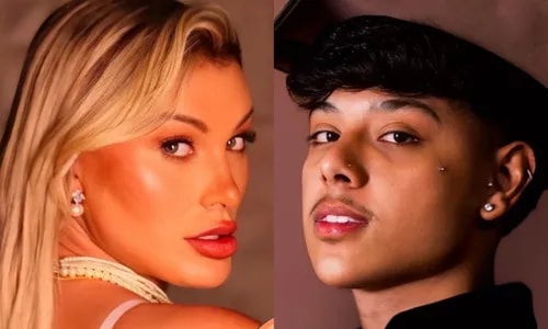 Andressa Urach dá pé na bunda de Vini Bruno: 'Não quero me apaixonar'