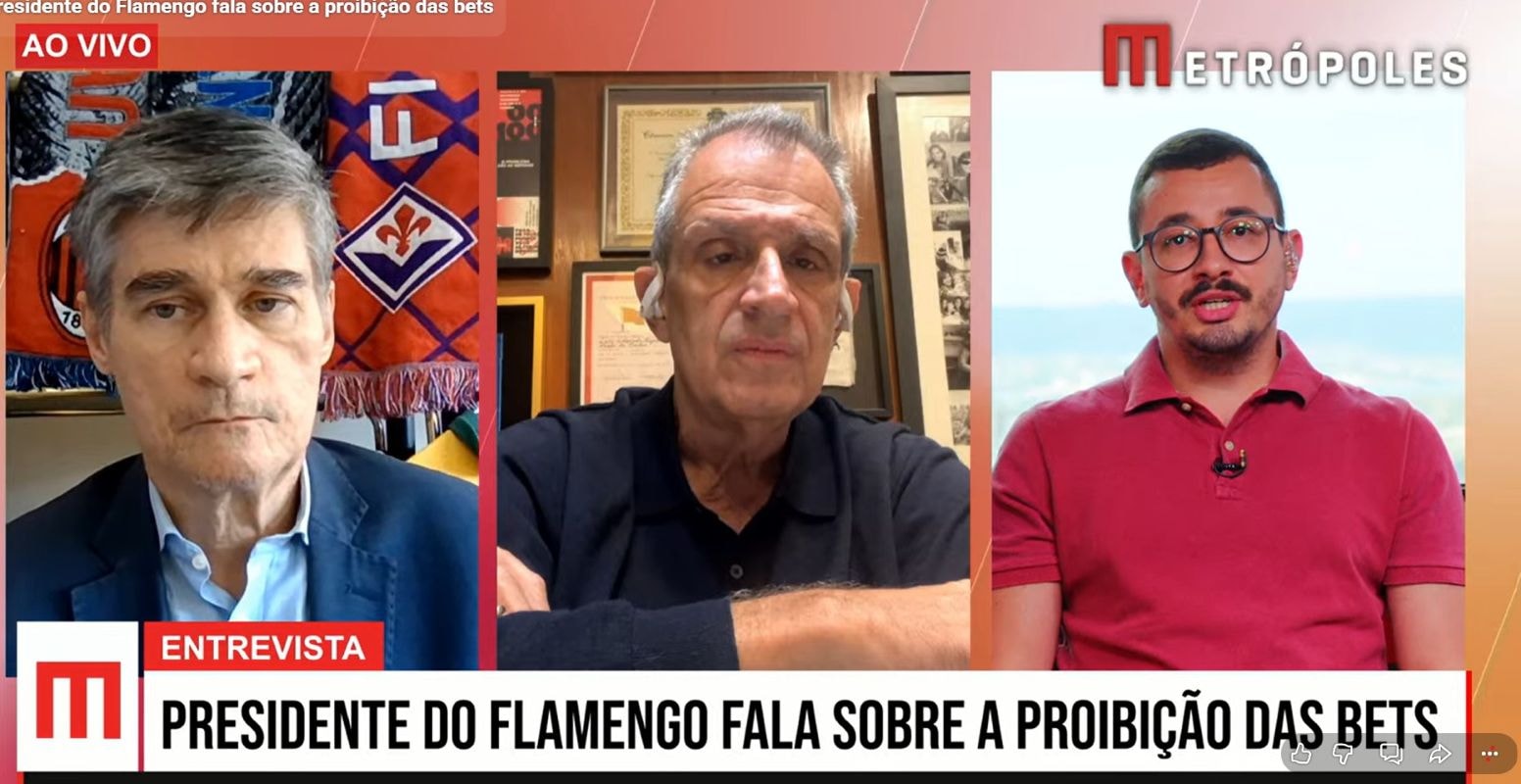 Bap diz que fim das bets causará prejuízo de R$ 400 milhões só ao Flamengo