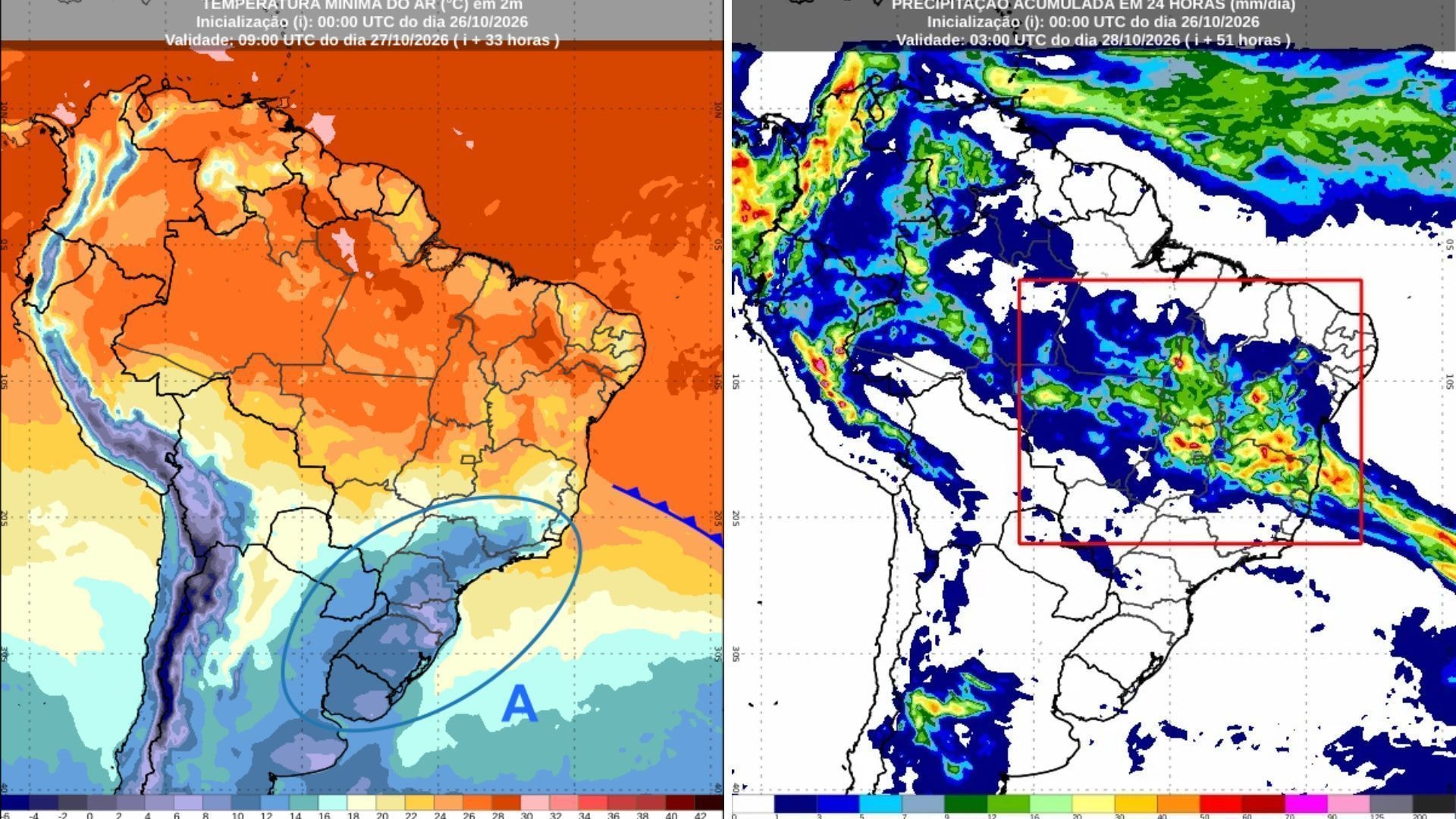 Frio, temporais e calor de 40°C: Brasil tem contraste climático nesta terça