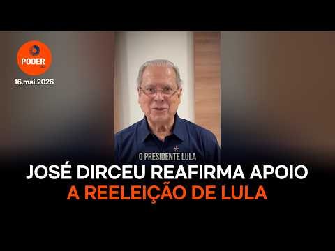 José Dirceu reafirma apoio à reeleição de Lula