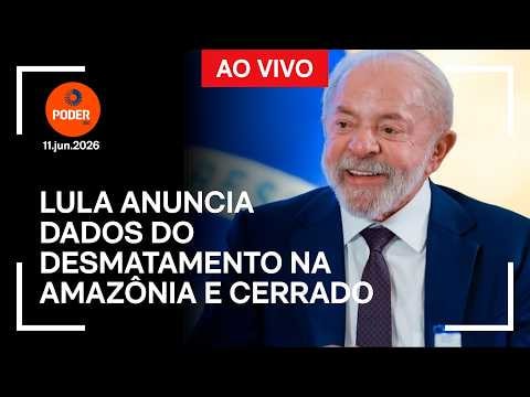 Ao vivo: Lula anuncia dados do desmatamento na Amazônia e no Cerrado