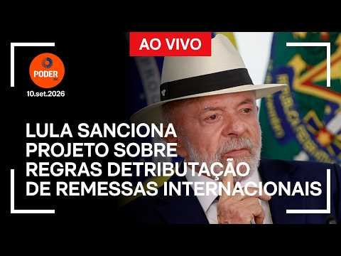 Ao vivo: Lula sanciona projeto sobre regras de tributação de remessas internacionais