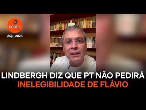 Lindbergh diz que PT não pedirá inelegibilidade de Flávio Bolsonaro