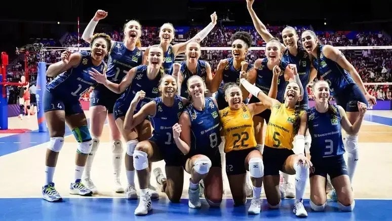 Vôlei: Brasil enfrenta Polônia por liderança da Liga das Nações
