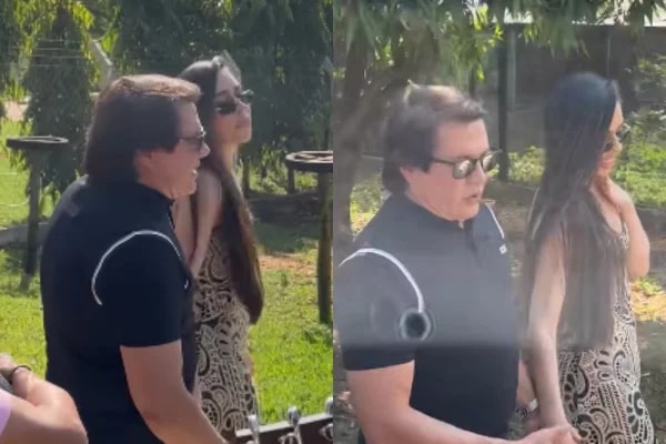 Cantor Giovani aparece em público com nova namorada após suposta traição