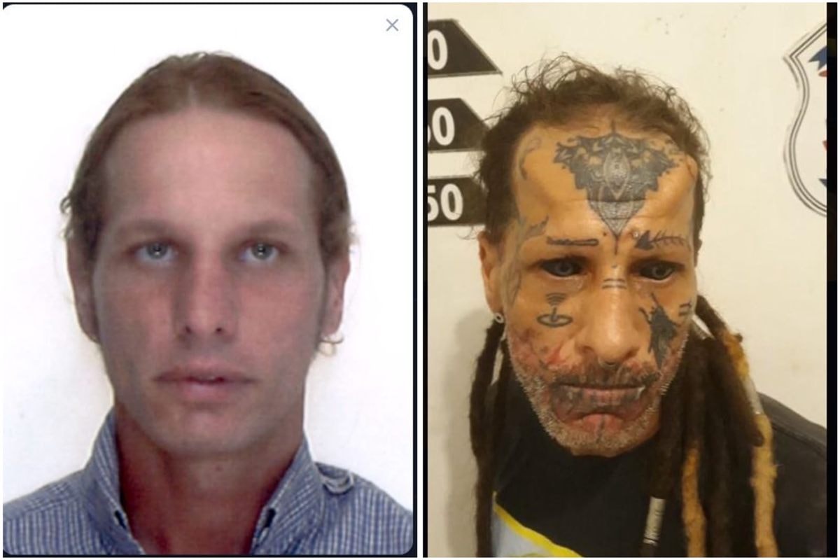 Veja como era o rosto do tatuador morto em "tribunal do crime" antes das tatuagens