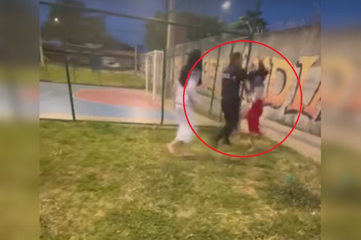 MP pede investigação de PM que deu tapa e derrubou jovem no DF. Veja vídeo