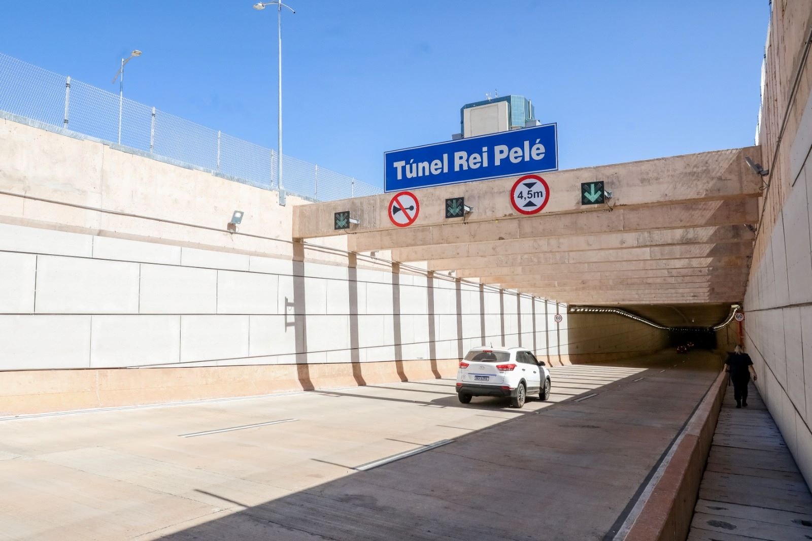 Túnel Rei Pelé será interditado para simulado no dia 12 de julho