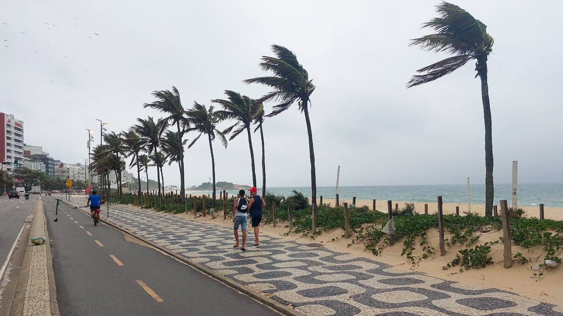 Ciclone-bomba: cidades do litoral paulista suspendem aulas por ventania