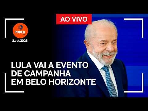 Ao vivo: Lula vai a evento de campanha em Belo Horizonte