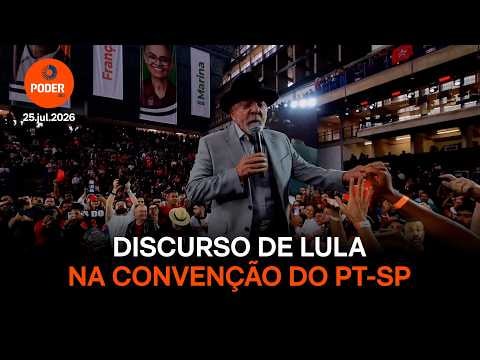 Assista ao discurso de Lula na convenção do PT-SP na íntegra