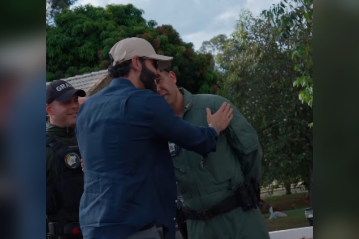 Gusttavo Lima abre as portas da fazenda para PM em Goiás. Veja vídeo