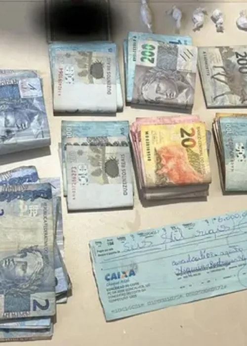 Idoso é preso com quase R$ 10 mil, drogas e TV furtada na Bahia