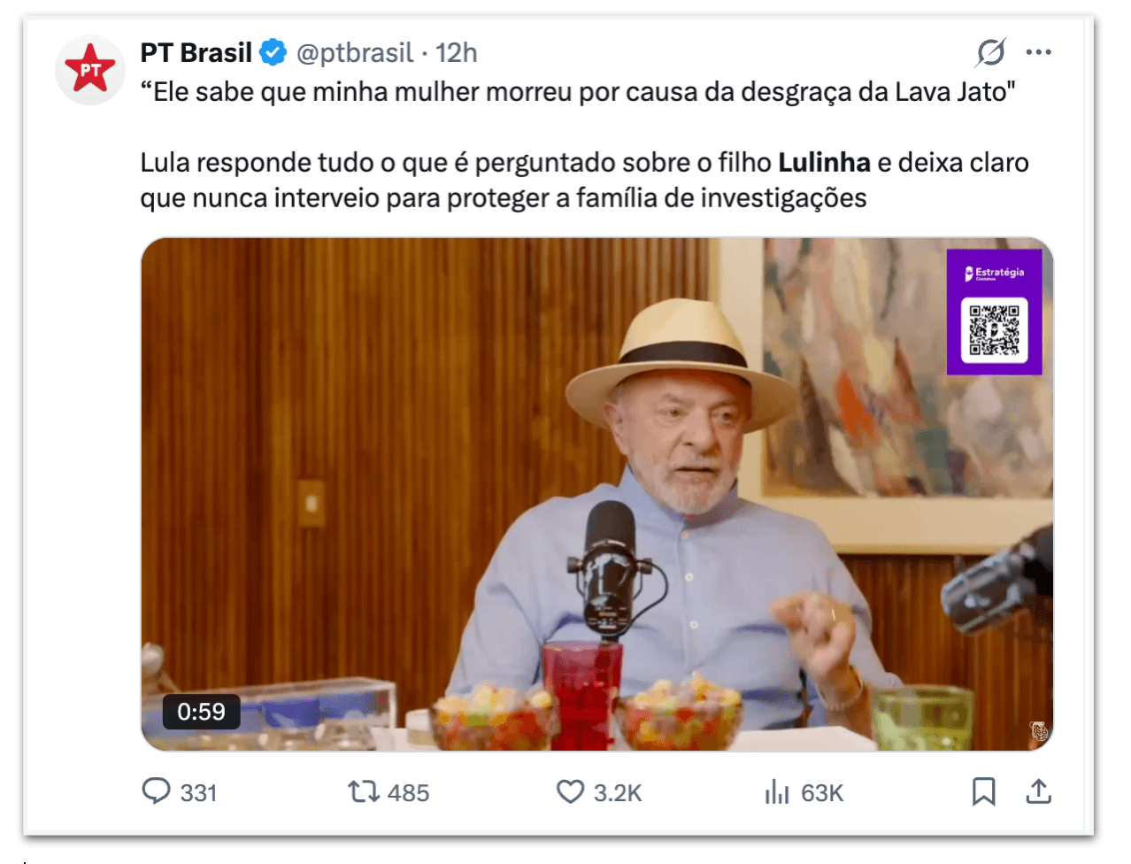 Governistas e oposição reagem a investigação da PF contra Lulinha
