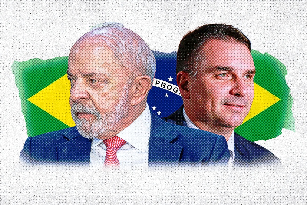 Quaest: no 1º turno, Lula tem 37% e Flávio, 30%; Cury sobe e chega a 10%