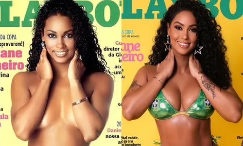 Rosiane Pinheiro recria capa da Playboy para Copa do Mundo; veja fotos