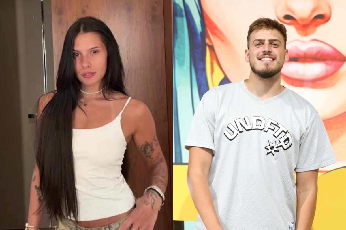 Ana Castela e Jon Vlogs são vistos em clima de romance na Disney. Veja