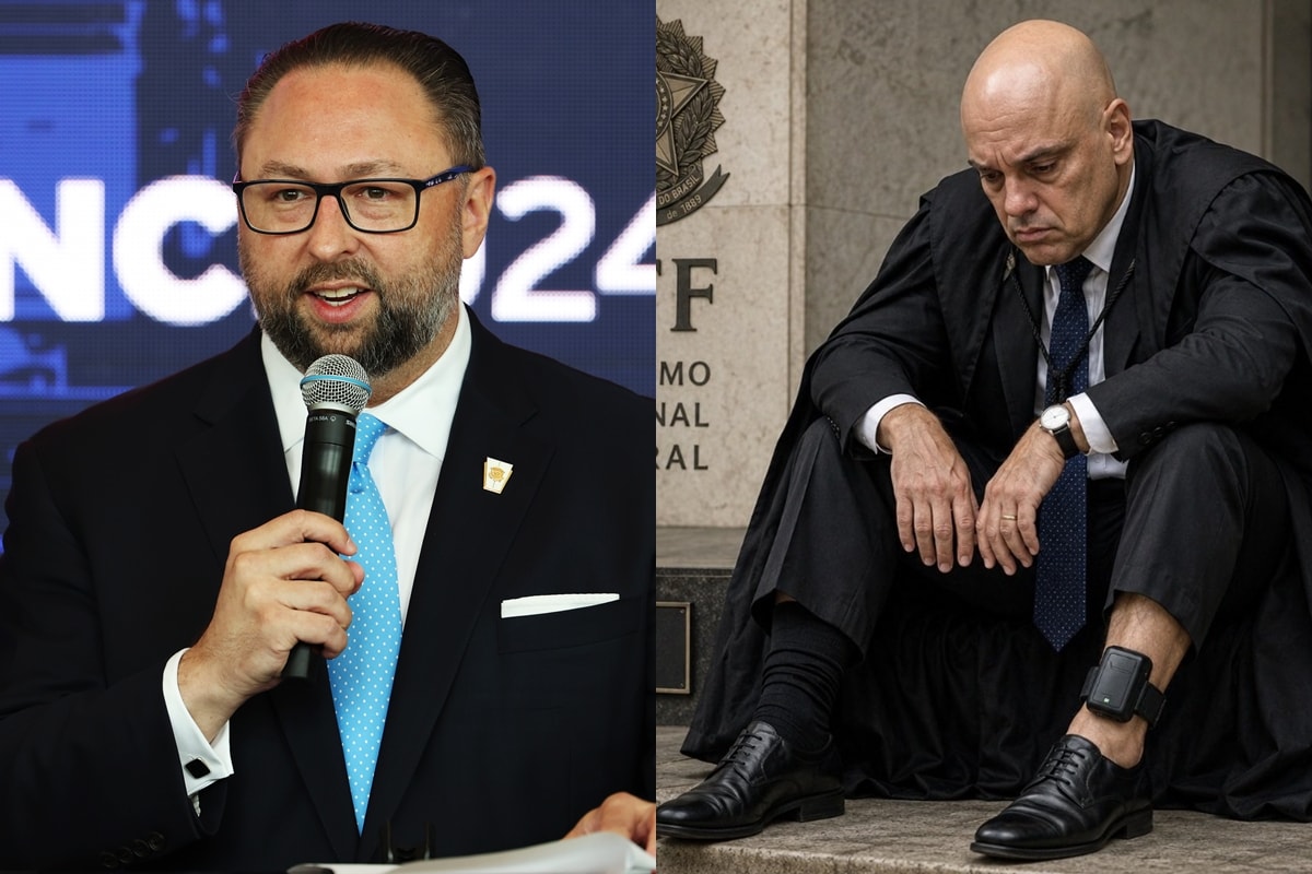 Ex-estrategista de Trump posta imagem de IA com Moraes usando tornozeleira