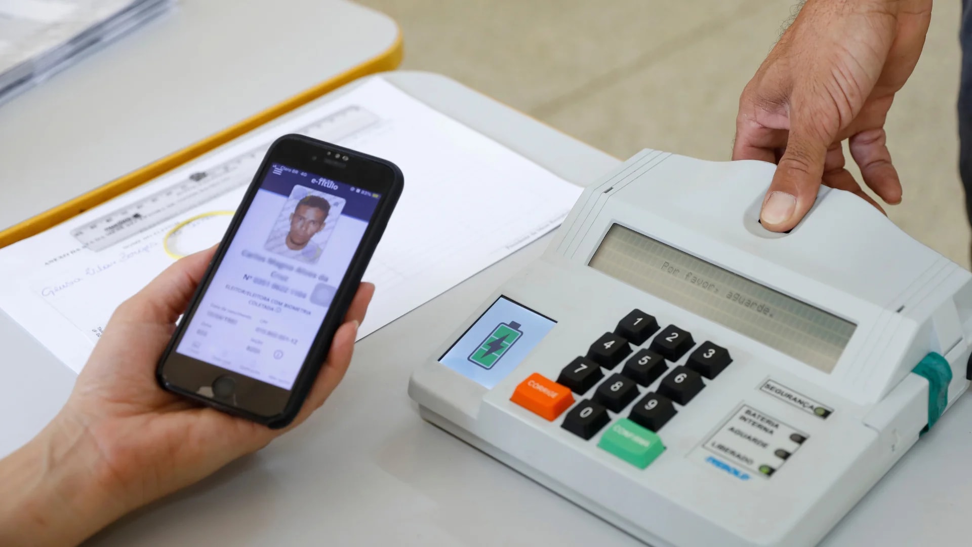 Dá para justificar o voto pela internet?
