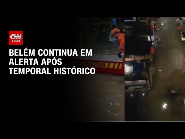 Chuva histórica deixa 13 mil desalojados, diz prefeitura de Belém