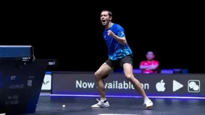 Hugo Calderano é vice no WTT Macau após perder para sueco