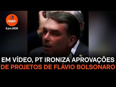 PT publica vídeo ironizando aprovações de projetos de Flávio