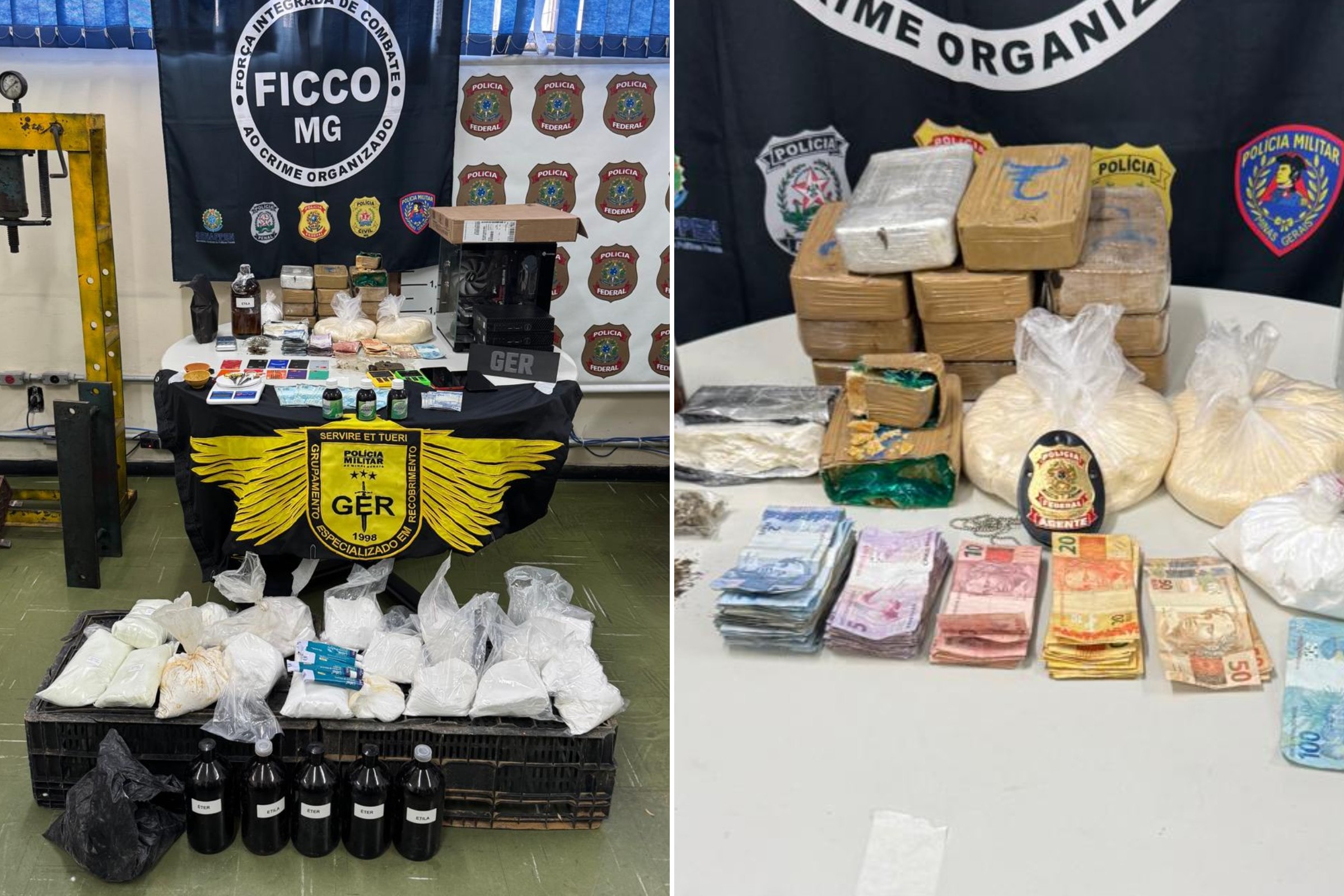 Operação prende quatro suspeitos de tráfico de drogas em Juiz de Fora