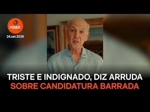 Barrado pelo TSE, Arruda chama momento de “última missão” no DF
