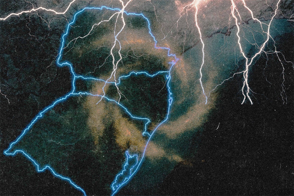 Inmet amplia alerta de vendaval para 5 estados com rajadas de 100 km/h