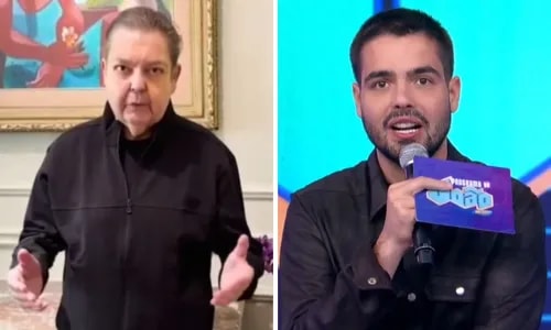 Faustão reaparece na TV para homenagear filho no SBT: 'Orgulho'