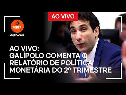 Ao vivo: Galípolo comenta Relatório de Política Monetária do 2º trimestre