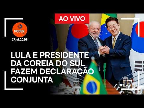 Ao vivo: Lula e presidente da Coreia do Sul fazem declaração conjunta
