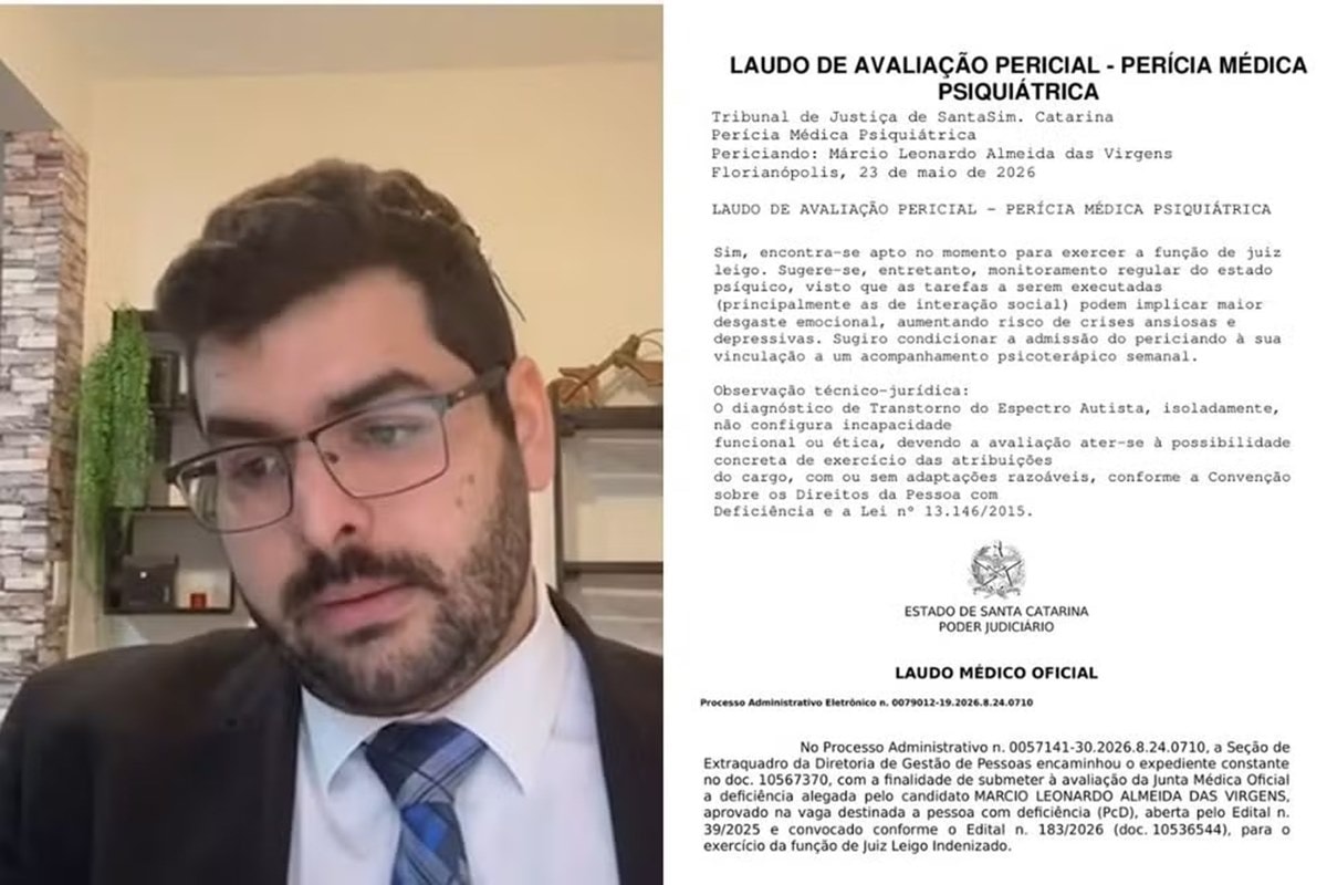 TJSC barra nomeação de advogado autista aprovado em concurso para juiz