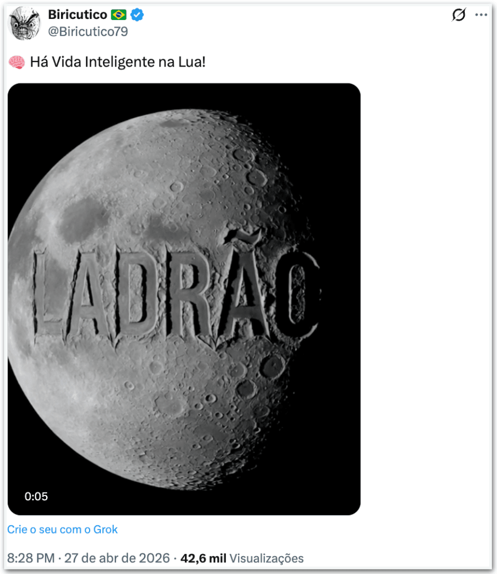 Caso da faixa “ladrão” em alusão a Lula vira meme na internet