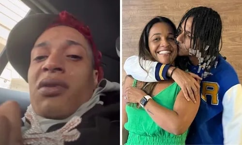 Oruam chora e expõe última mensagem da mãe antes de prisão: 'Fica calmo'