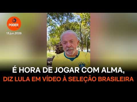 Em vídeo à seleção brasileira, Lula pede “raça” e “concentração”