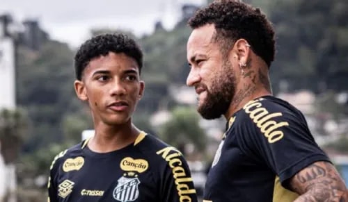 Filho de Robinho notifica Santos após acusar Neymar de agressão